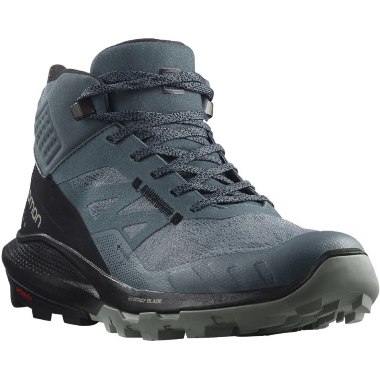 Botas Caminhada Salomon Outpulse Mid GTX Feminino Turquesa Pretas | PT D35968